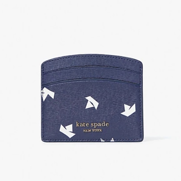 Kate Spade NWT “Spencer” Paper Boats Cardholder - Picture 8 of 10